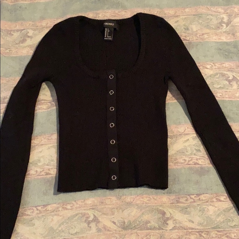 Forever 21 long sleeved crop top